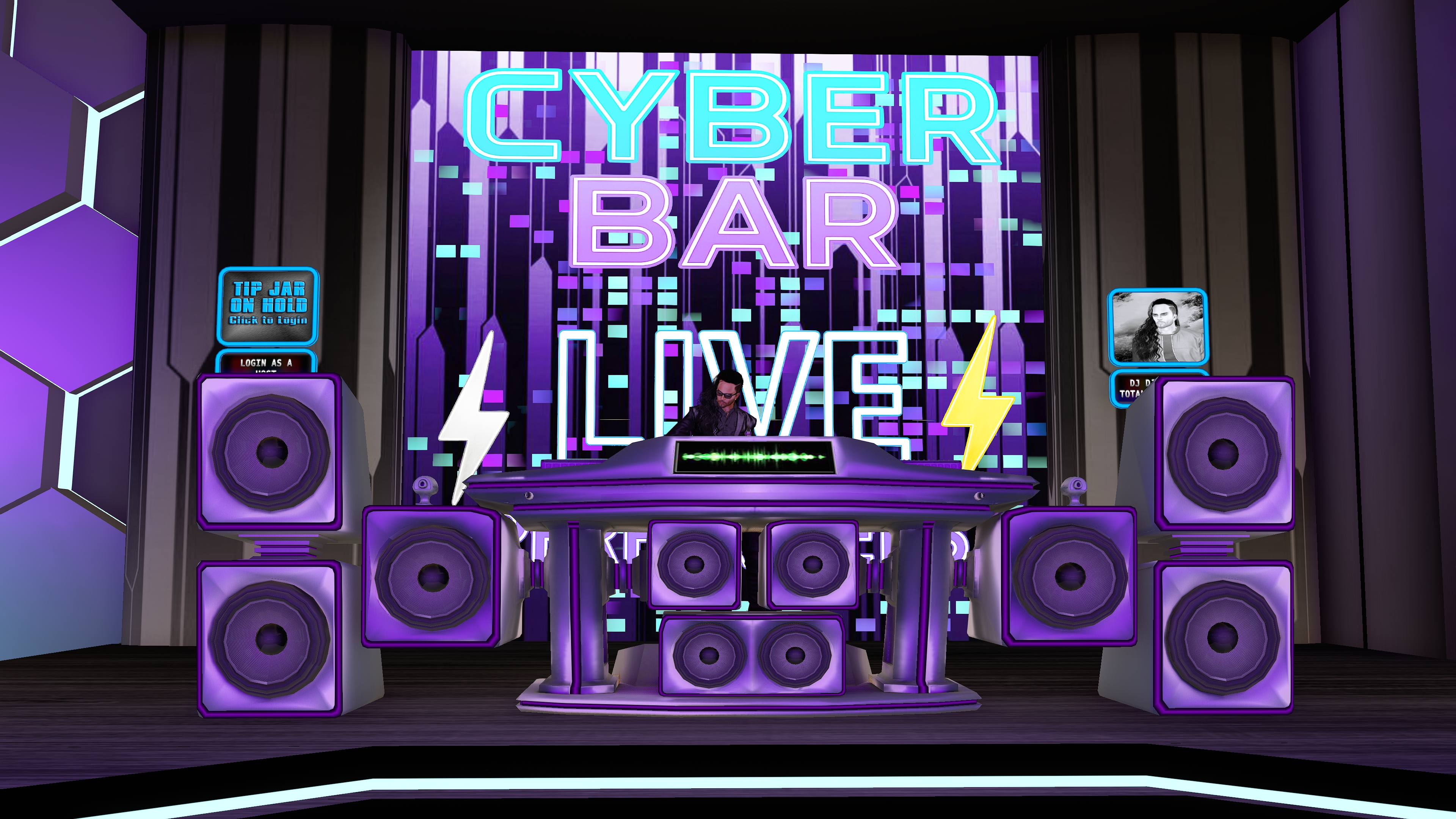 DJ Perci at Cyber Bar