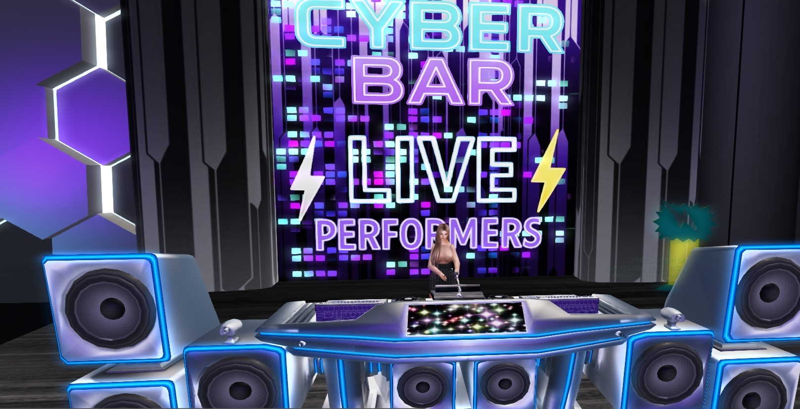 Dj NadinKatrin at Cyber Bar~
