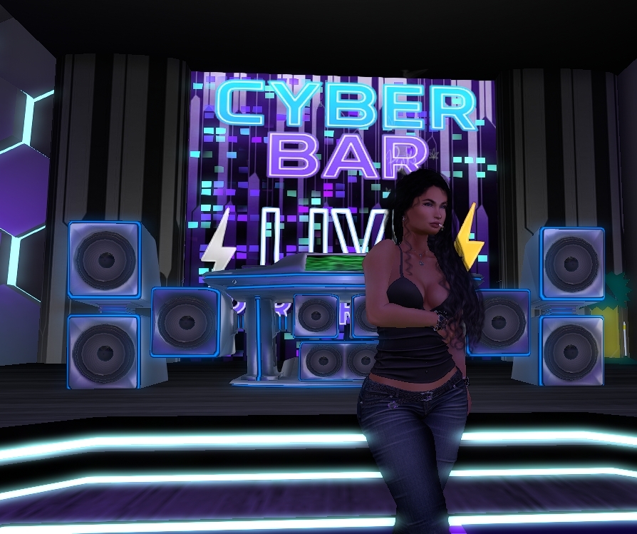Live Singer Raven at the Cyber Bar